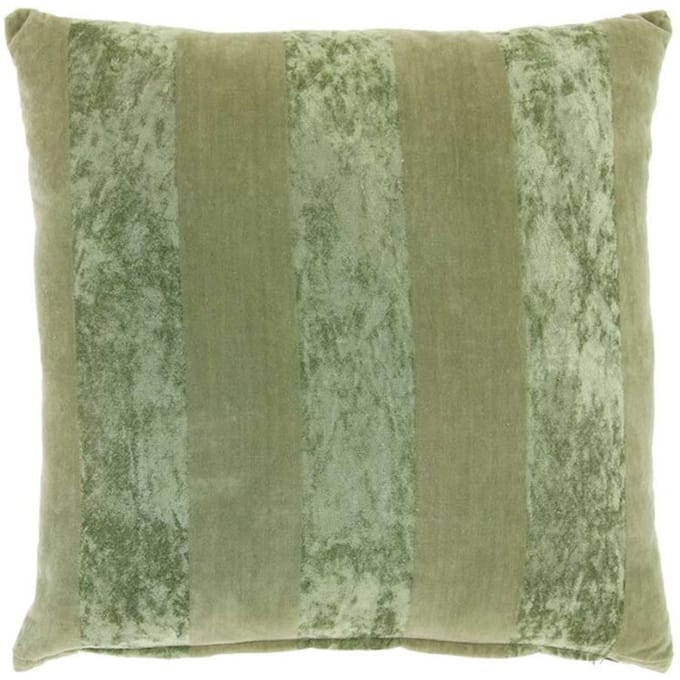 Unique Living - Kussen Elly - 45x45cm - theegroen