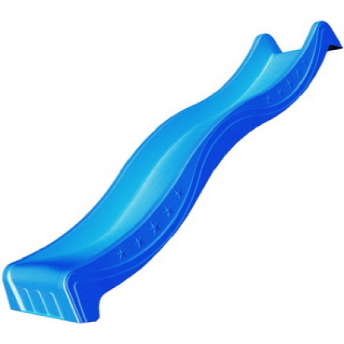 Intergard glijbaan blauw houten speeltoestellen - 150cm platvorm