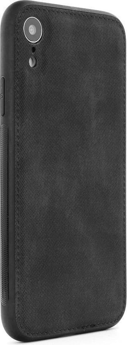 FORCELL Denim case Geschikt voor Samsung A40 - zwart