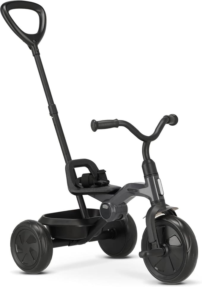 Kinder Driewieler - Loopfiets Balansfiets - Buiten Spelen - Compact Opvouwbaar - 85x47x96 cm - Zwart