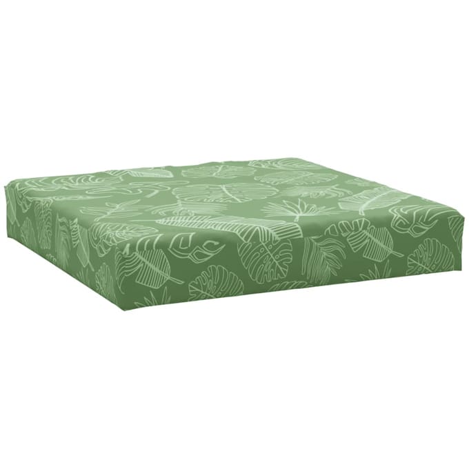 vidaXL - Palletkussen - bladpatroon - 60x60x8 - cm - oxford - stof