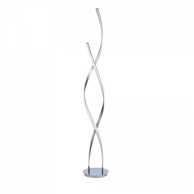 Kosilum - Cascada - Vloerlamp - Zilver/Chroom - Metaal en aluminium