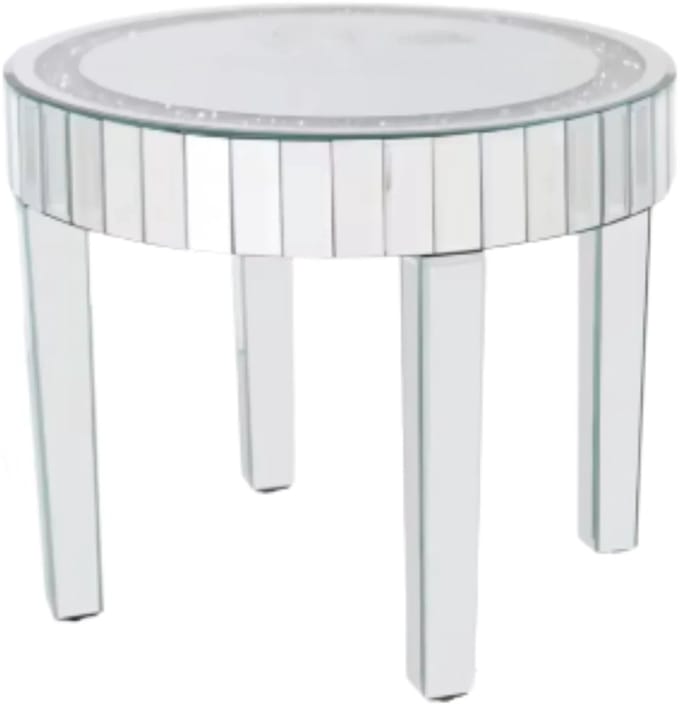 Ronde salontafel Crystal -Woonkamer - Krista l- Bijzettafel - Side table