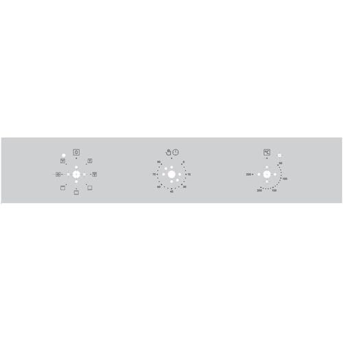 AEG controlepaneel, inox 140236058016