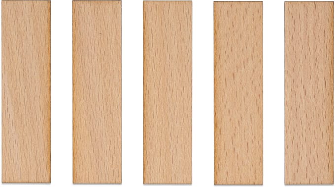 TopWosk Knotty - Houten Katoa - FSC Gecertificeerd - 75x20x1 mm