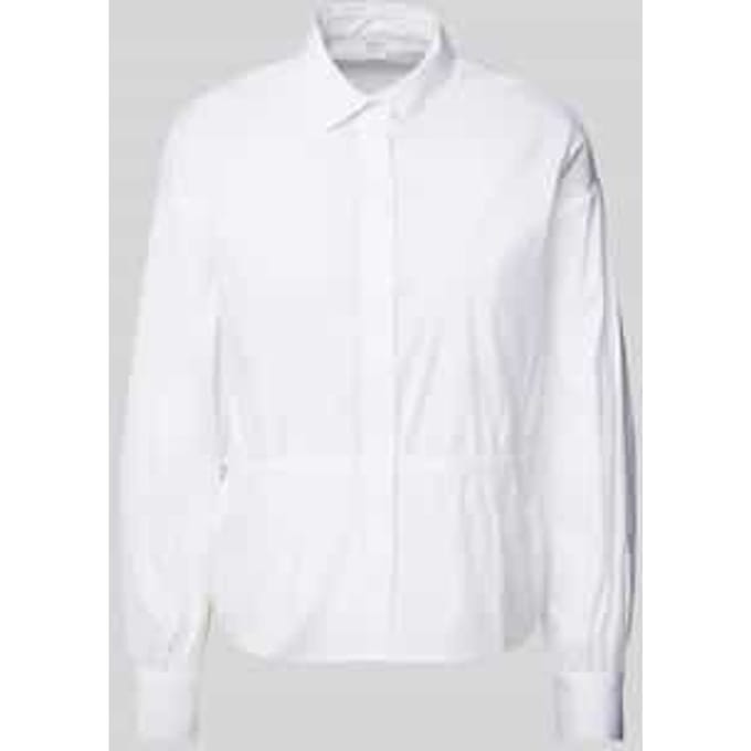 Regular fit overhemdblouse met ballonmouwen