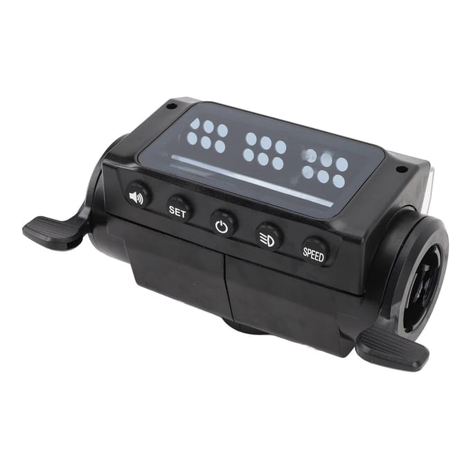 Elektrische Scooter Duimgashendel Kit Duim Accelerator Gashendel met Display Paneel gray