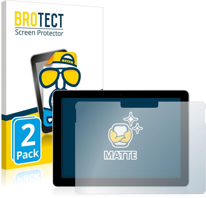 BROTECT - Screenprotector voor Microsoft Surface Go (1. Gen.) - Folie Beschermfolie matte 2 Stuks