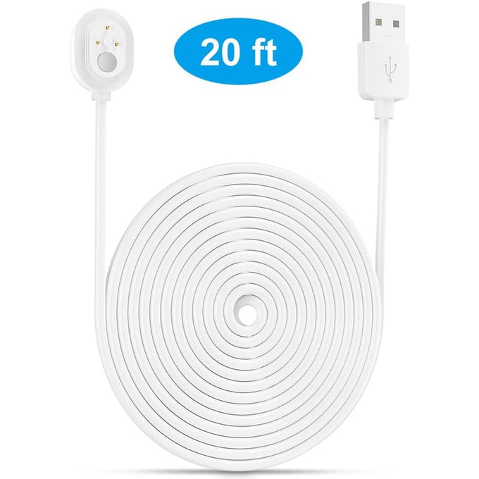 Cordon d'alimentation pour câble de changement magnétique Arlo Ultra 4K UHD étanche 6M blanc