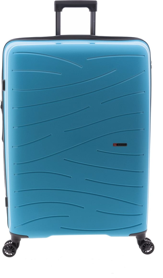 Gladiator Flow Grote Koffer - 74 cm - 105/115 liter - Expandable - Turquoise