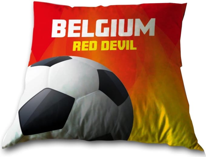 Belgium - Sierkussen - 33 x 33 cm - Rood