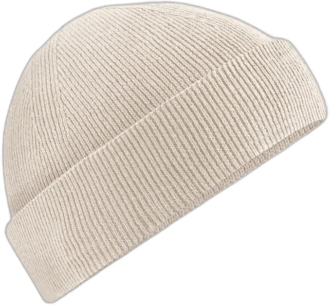 Organic Cotton Fisherman Beanie - Almond - One Size