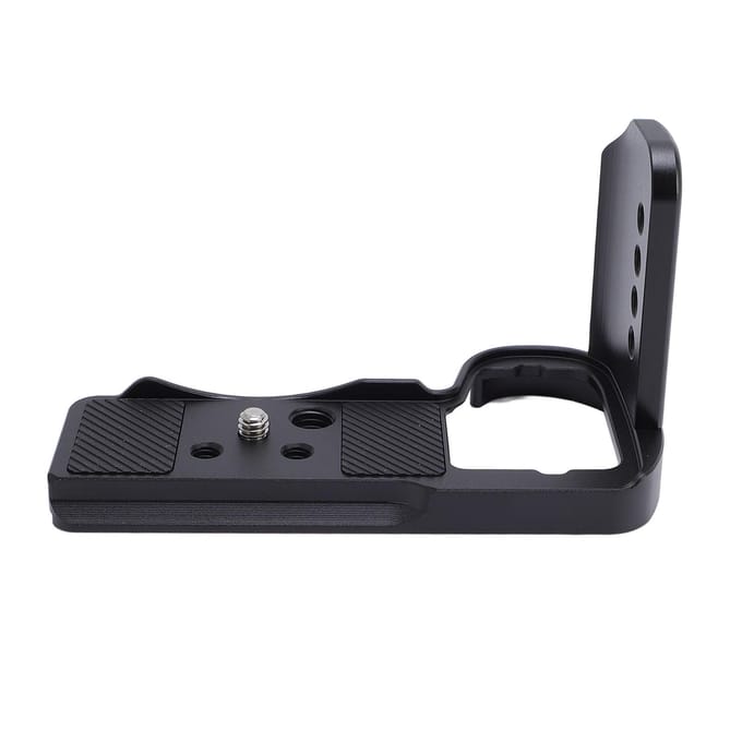 Camera L-beugel voor Arca met 1/4 inch en 3/8 inch gaten Verticaal Horizontaal Schakelen Statiefplaat voor black