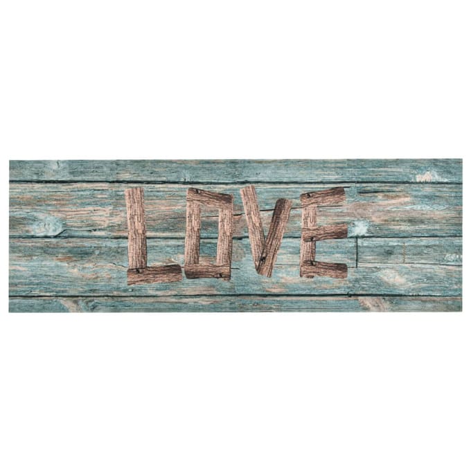 vidaXL - Keukenmat - wasbaar - Love - 60x300 - cm