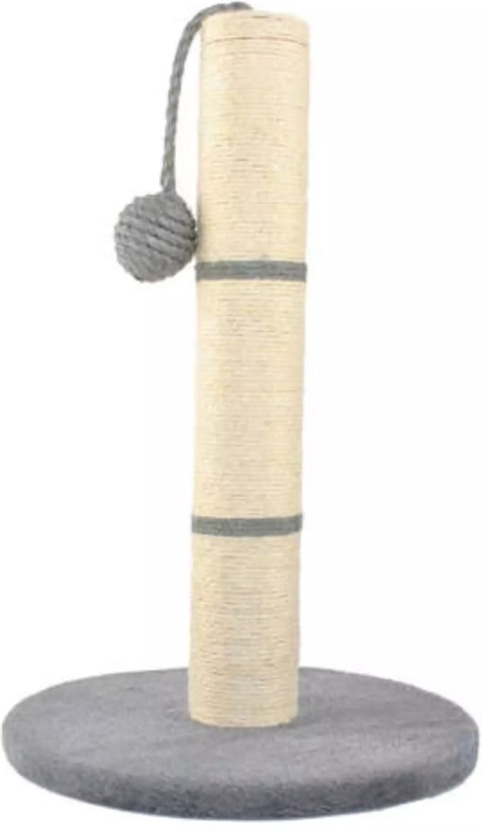 Purlov Kattenkrabpaal 45 cm Grijs - Stijlvol en Praktisch
