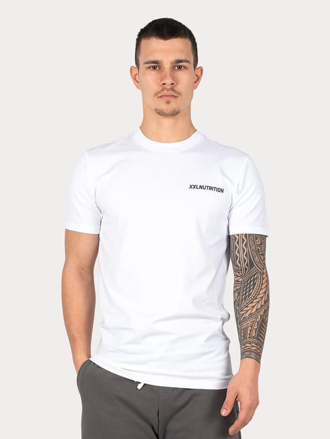 XXL Sportswear Essential Fitted T-Shirt - White Wit L