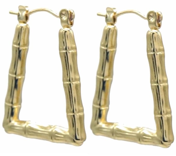 Oorbellen - Oorringen - RVS - 2,5 cm - Goudkleurig