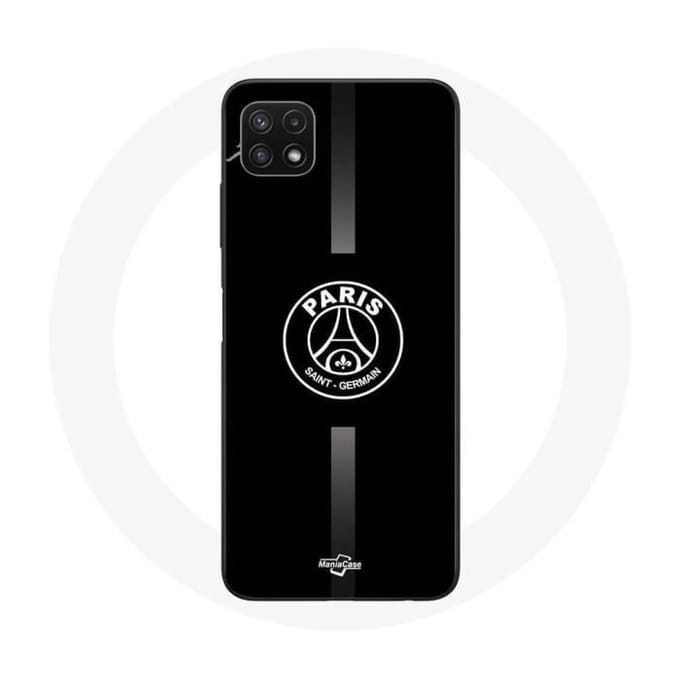 Coque - maniacase - Galaxy A22 5G - Souple - Protection - PSG Logo Jordan noir