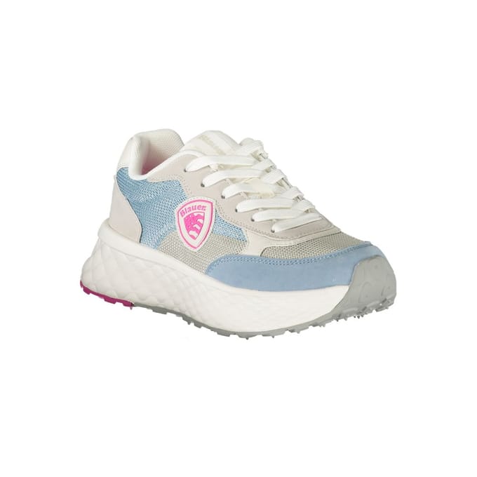Blauer Azzurro Polyurethaan Dames Sneakers