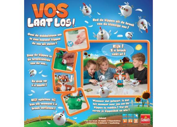 Goliath Vos Laat Los! Bord- & kaartspellen Bordspellen