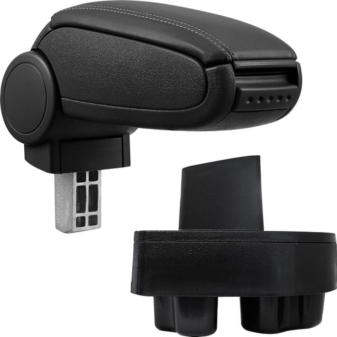 [pro.tec]® Armsteun-Opel Corsa-Combo C-kunstleer-zwart