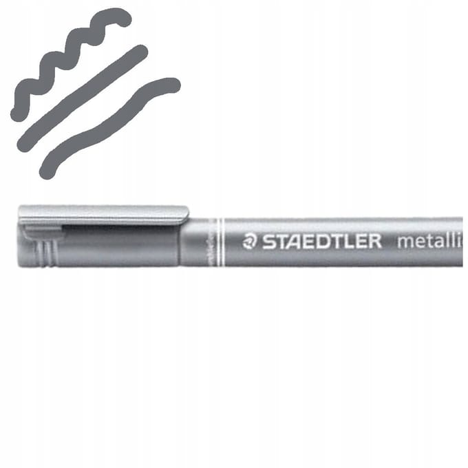 STAEDTLER Metalische Zilveren Stift met Ronde Punt