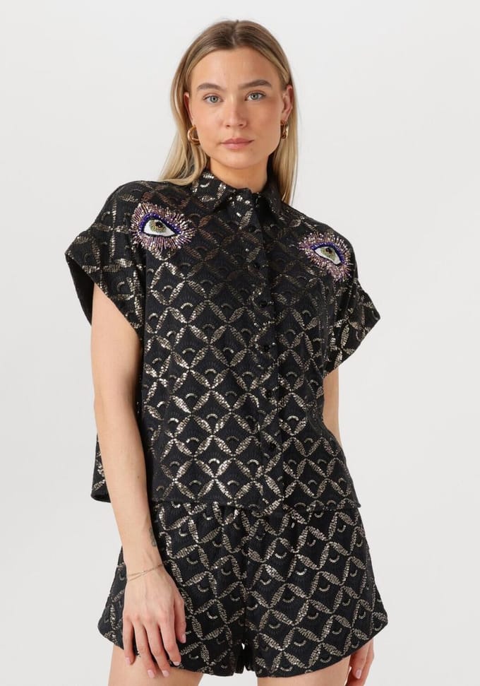 Wild Edith Dames - Jurken - Zwart - Maat S