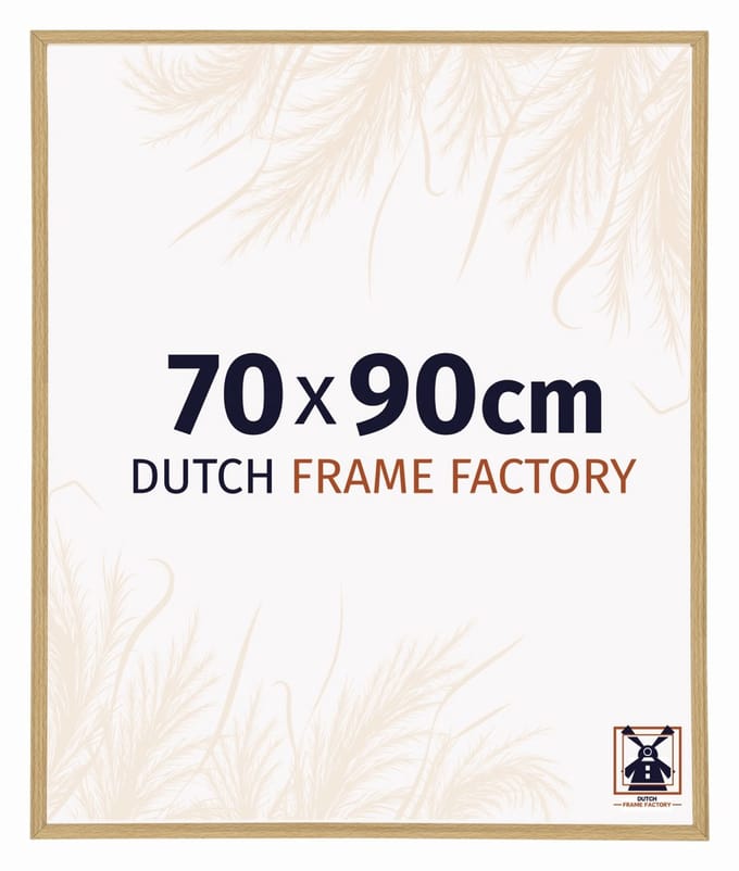 Fotolijst 70x90 cm - Kunststof - Beuken Licht - Angers