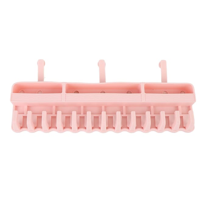 Porte-extensions de cheveux pour le coiffage Support à perruque suspendu en silicone 13 crochets Ventouse Fixation murale white