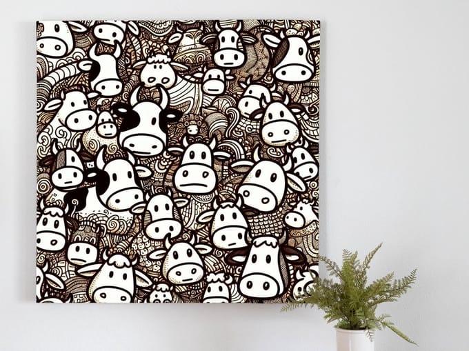 Kunstprint | Wanddecoratie | Dibond | 80 × 80 cm