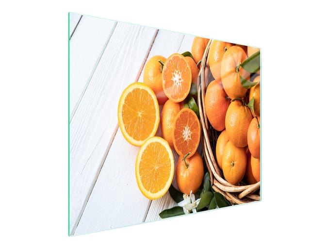 TMK ArtDeko Serie - Snijplank - Glas - 52x30 cm - Fruitmotief
