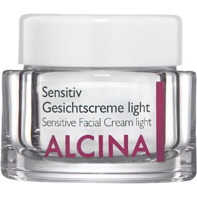 Alcina - ( Sensitiv e Facial Cream Light ) Face ( Sensitiv e Facial Cream Light ) 50 ml - 50ml
