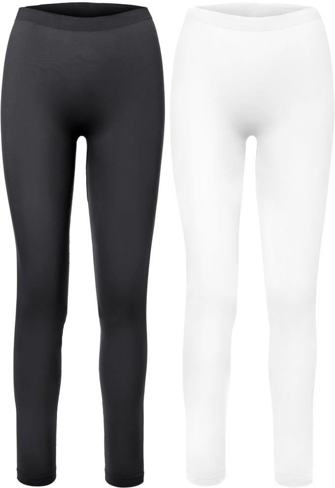Ladeheid Dames Thermobroek 2 Pack - Sport - Lang - Sporbroek - Polyamide – Zwart/Wit – S - LA-LA40-261-TMPW-2B