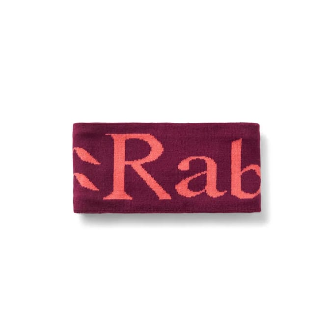 Gebreide hoofdband met logo Rab