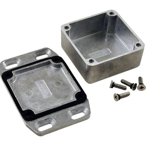 Hammond Electronics 1590WLLBFL Universele behuizing 50 x 50 x 25 Aluminium Natuur 1 stuk(s)