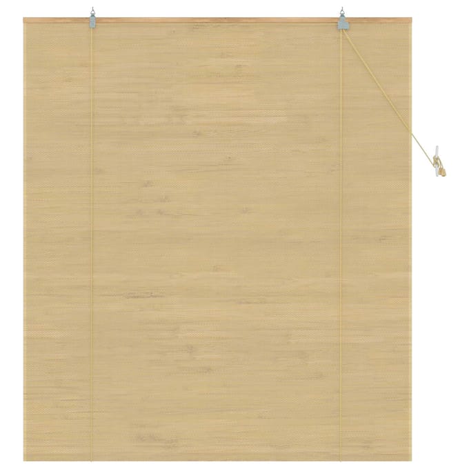 vidaXL - Rolgordijn - Naturel - 140 - x - 160 - cm - Bamboe