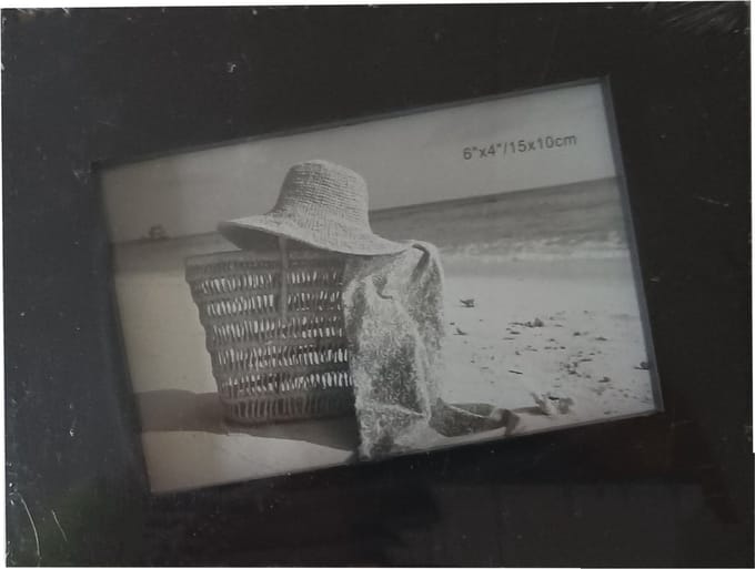 Fotolijst Zwart 10x15cm - Beach