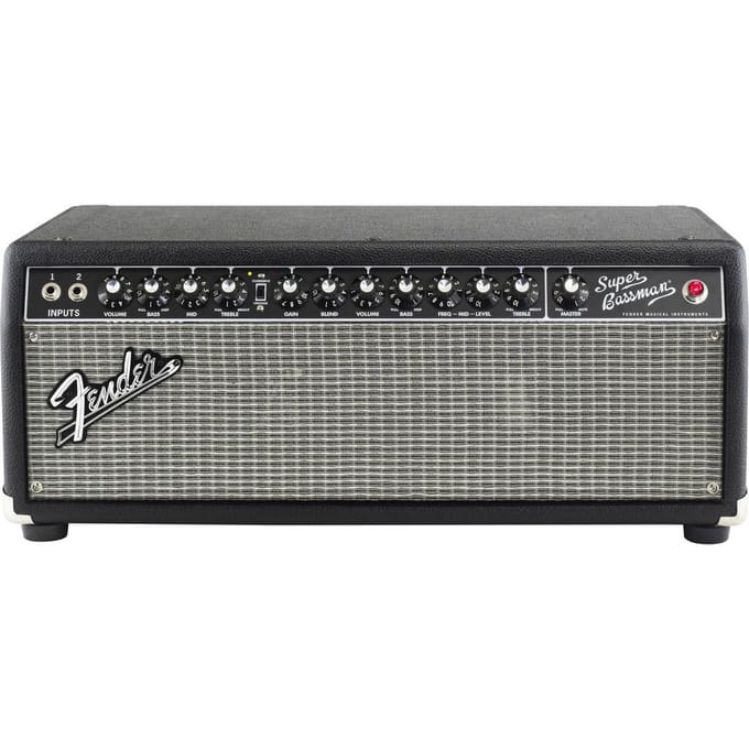 Fender Super basman Head zwart - Bass top