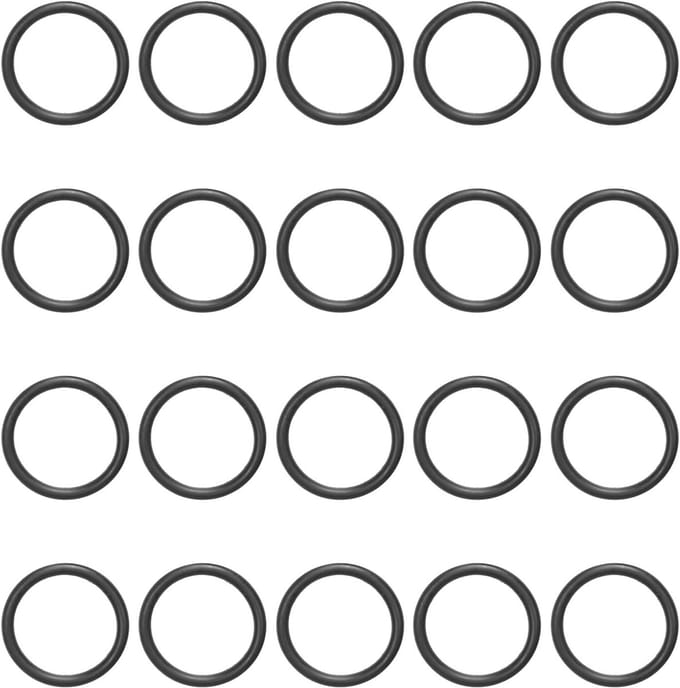 20 Stuks Nitril Rubber O-Ringen voor Waterdichtheid, 30mm Buitendiameter, 24mm Binnendiameter, 3mm Dikte