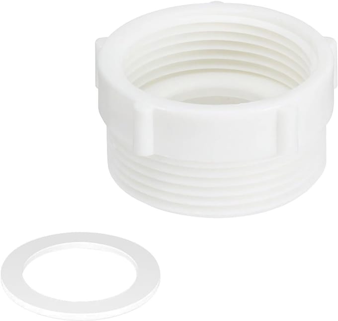 Afvoer Verbinding - Sifon Connector - Keuken Badkamer - Verstelbare Maat - 41mm tot 46mm - Wit