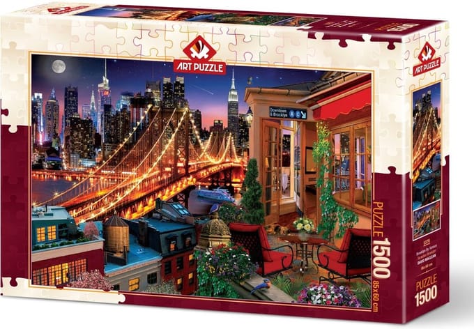 Art Puzzle Brooklyn Terrace – Legpuzzel – 1500 stukjes – 85 x 60 cm