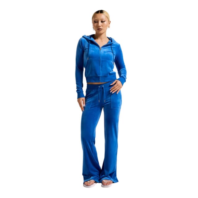 Juicy Couture Layla Low Rise Pocketed Flare BLAUW - Maat S