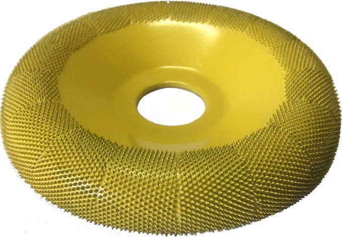 Saburr Power carving wheel 100 mm, round, fine
