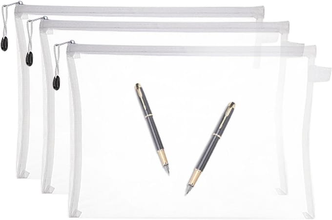 Puzzel Opbergtas - Puzzel Organizer - Puzzelstukjes Opbergen - Drievoudige Set - 3 Stuks - Transparant