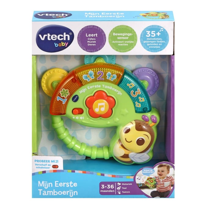 Vtech Bijtspeeltje Mijn Eerste Tamboerijn Interactief speelgoed