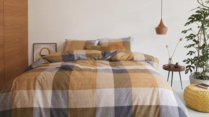 Beddinghouse Rohan Dekbedovertrek - extra breed - 260x200/220 cm - Oker