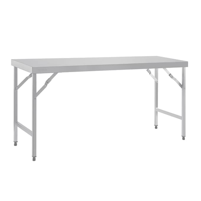 Vogue roestvaststalen inklapbare tafel 1800mm