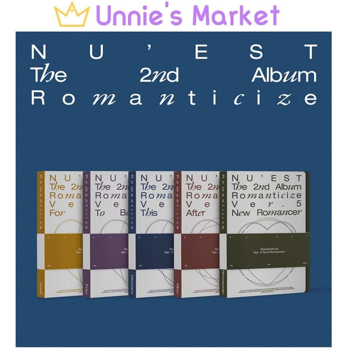 NU'EST 2e Album [Romanticize] Random ver, No poster white