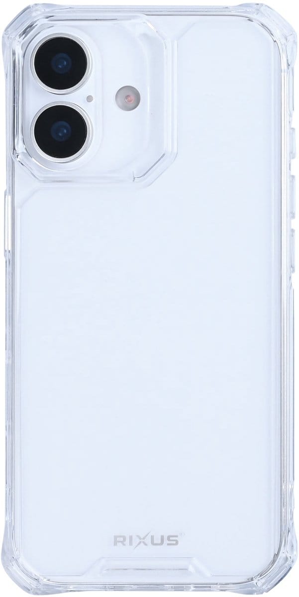 Rixus Armor-X Anti Shock Case For Apple iPhone 17 Transparant