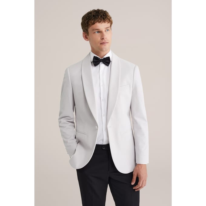 We Fashion Blazer Light Grey Größe: 48 | Blazer Outlet | Herren | Grau
